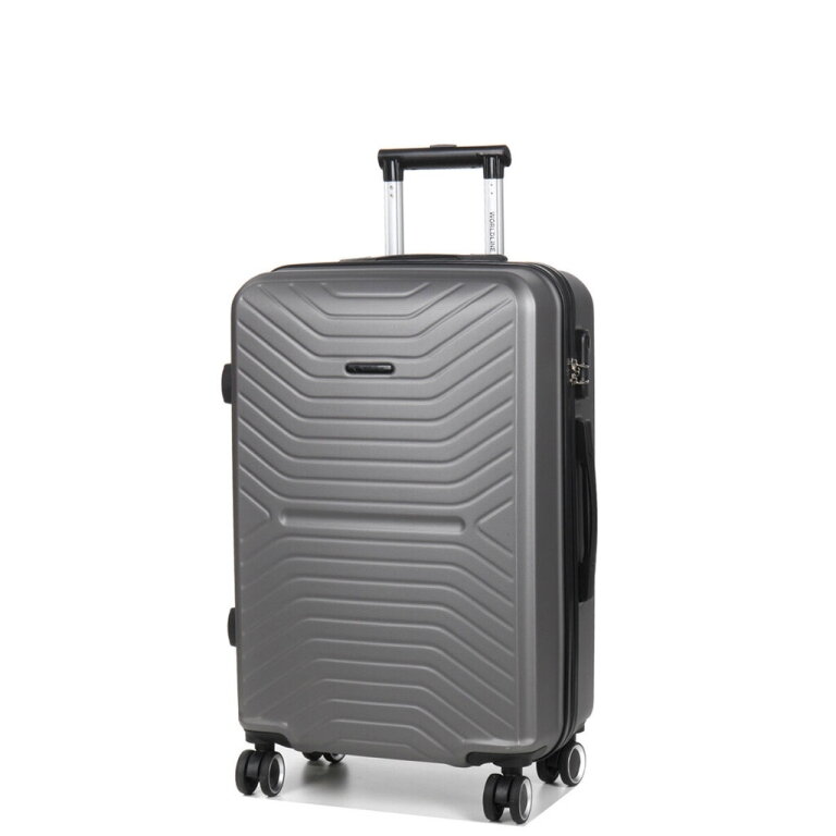 Vidutinis kelioninis lagaminas Airtex, 625/M, pilkos spalvos