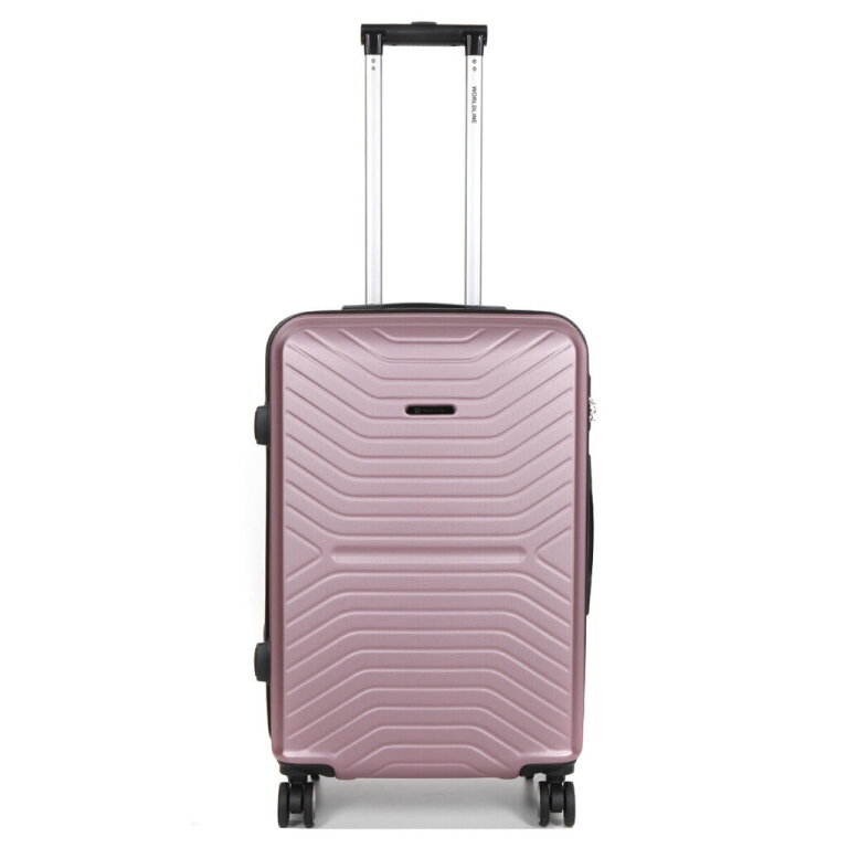 Vidutinis kelioninis lagaminas Airtex, 625/M, rožinės spalvos 1