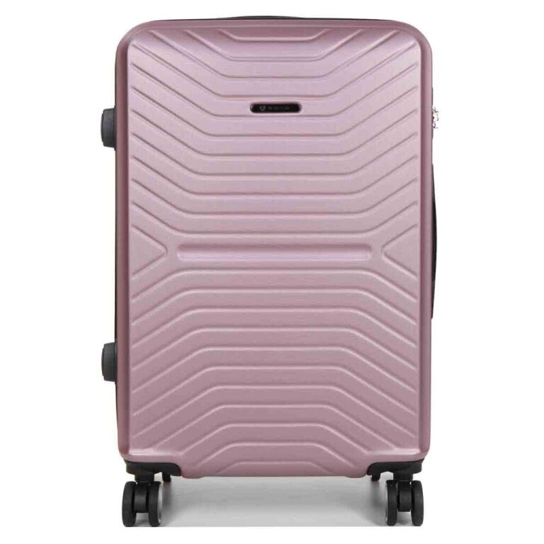 Vidutinis kelioninis lagaminas Airtex, 625/M, rožinės spalvos 2
