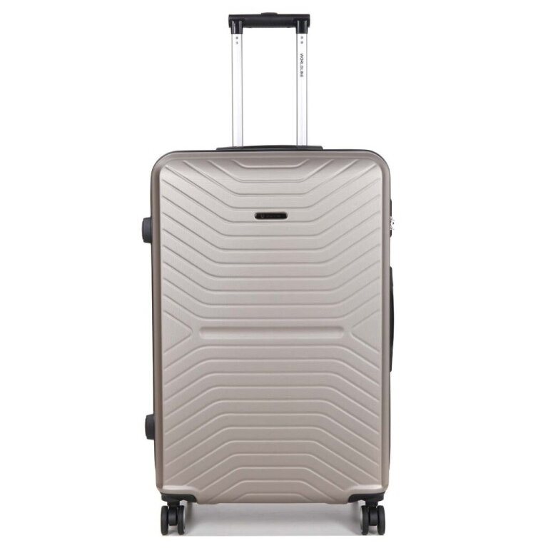 Vidutinis kelioninis lagaminas Airtex, 625/M, šampano spalvos 1 Vidutinis kelioninis lagaminas Airtex, 625/M, šampano spalvos 1