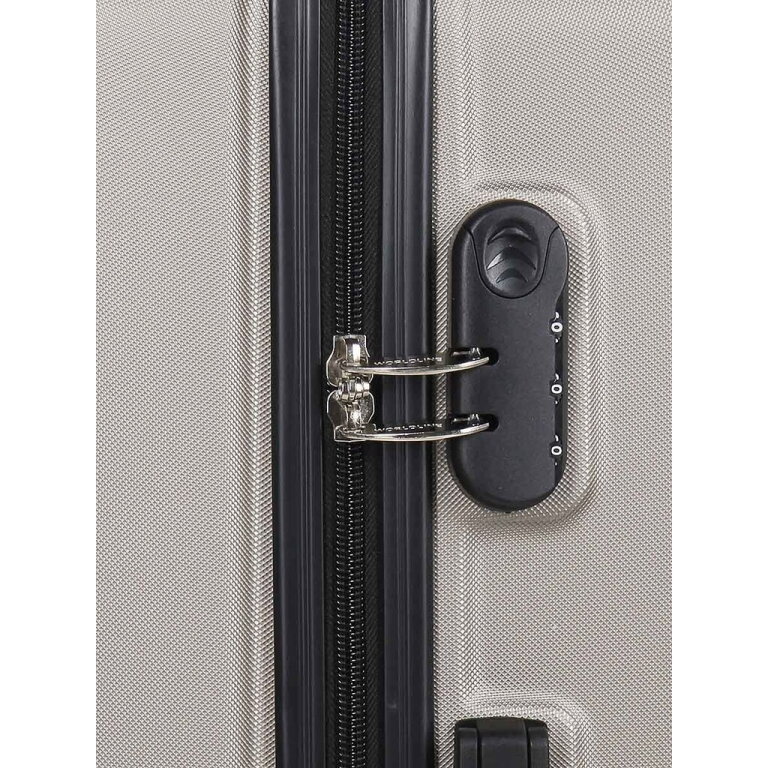 Vidutinis kelioninis lagaminas Airtex, 625/M, šampano spalvos 11