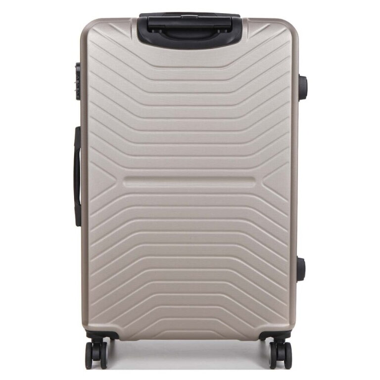 Vidutinis kelioninis lagaminas Airtex, 625/M, šampano spalvos 3