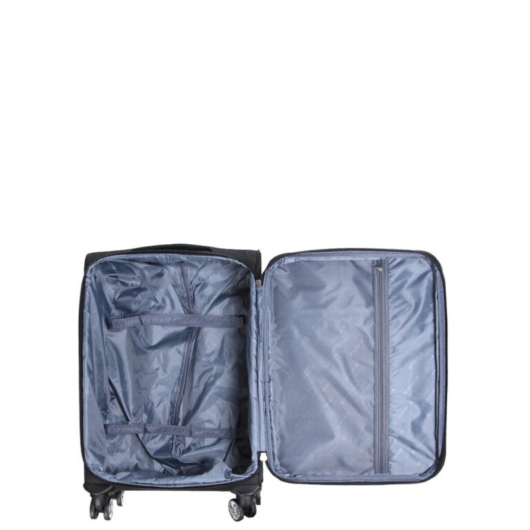 Vidutinis lagaminas Airtex 618/24, M, juodas 10 Vidutinis lagaminas Airtex 618/24, M, juodas 10