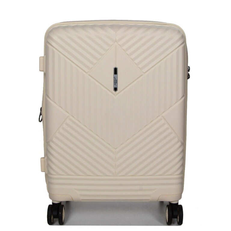 Vidutinis lagaminas Airtex 639/M, smėlinis 6