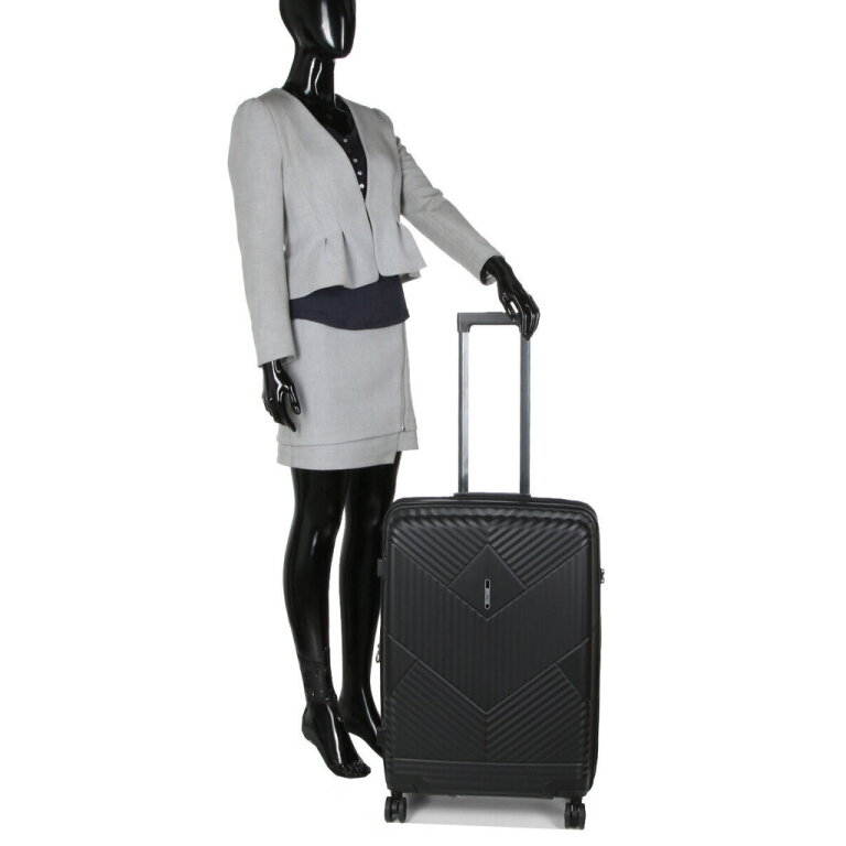 Vidutinis lagaminas Airtex 639/M, smėlinis 7