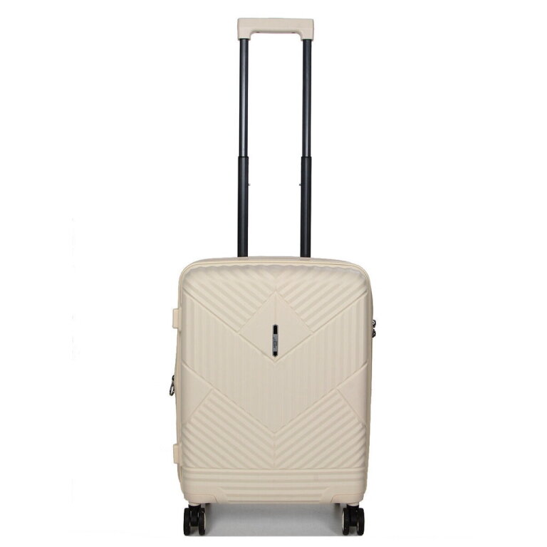 Vidutinis lagaminas Airtex 639/M, smėlinis