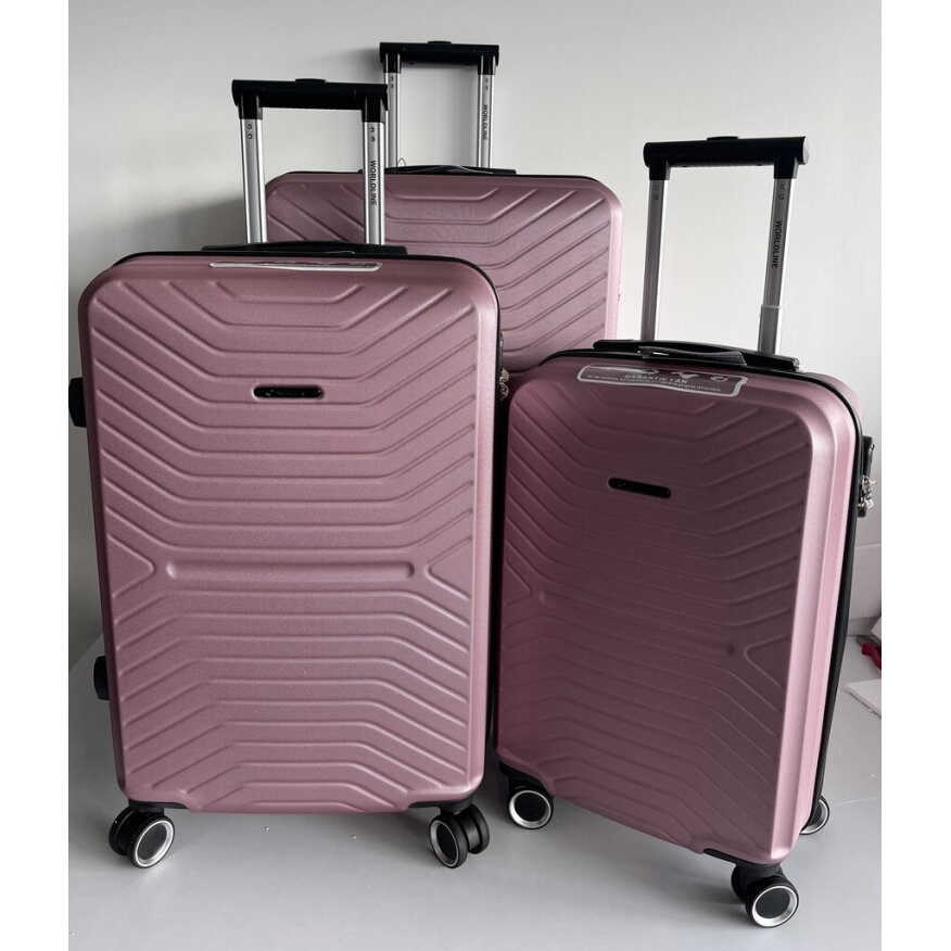 Vidutinis kelioninis lagaminas Airtex, 625/M, rožinės spalvos 14
