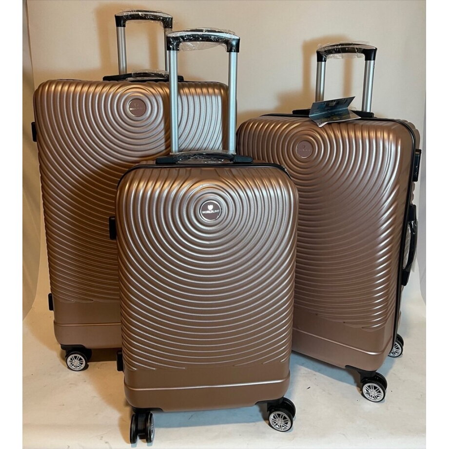 Vidutinis lagaminas Airtex 652/24, M, auksinis 1