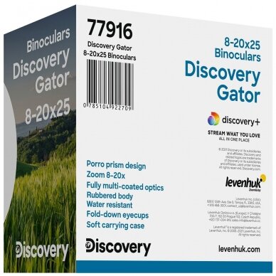 Žiūronai Discovery Gator 8–20x25 1 Žiūronai Discovery Gator 8–20x25 1