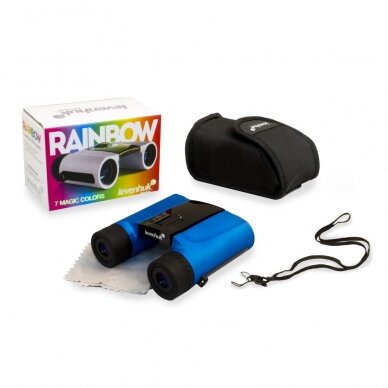 Žiūronai Levenhuk Rainbow 8x25, mėlyna spalva 5